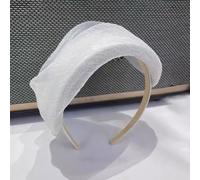 Women's Half Hat Headband, Vintage Headband, Hairband, Headband, Hair Accessories, Headpiece for Women, Girls, for Party, Prom, Dinner, White