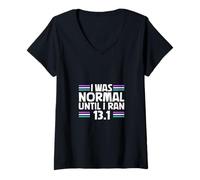 Womens Half Marathon V-Neck T-Shirt