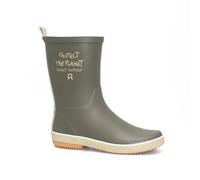 Women's half rain boots Rouchette Protect The Planet Vert 36