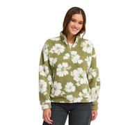 Roxy Half-Zip Polar Fleece JIVE TALKING BONDED Womens White