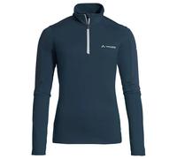 Vaude Livigno Ii Half Zip Long Sleeve T-shirt Blue 46 Woman