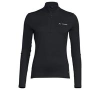 Vaude Livigno Ii Half Zip Long Sleeve T-shirt Black 44 Woman