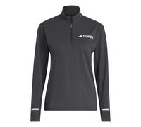 Adidas - Half-zip T-shirt - Xperior Half Zip Longsleeve W Black for Women - Size S Black S