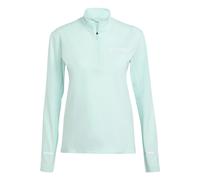 Women's half-zip long sleeve t-shirt adidas Terrex Xperior Turquoise M