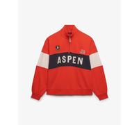 Women's half-zip sweater Superdry Preppy Rouge S