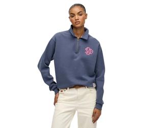 Women's half-zip sweatshirt Superdry Sd&co Neon Bleu M