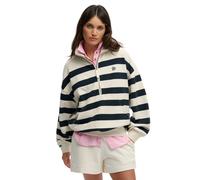 Women's half-zip sweatshirt Superdry Studios Half Blanc 2XL