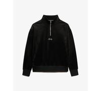 Women's half-zip velvet sweatshirt Superdry Country Club Noir XL