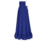 Womens Halloen Costume Adult Y2k Skirt- High Waist Vintage Retro Cute Vampire Victorian Plus Size Goth Traditional Gothic Medieval Dark Style Renaissance Steampunk Skirts for Dance Carnival