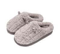 Women's Halloween Christmas Sock Slippers with Grippers - Fuzzy Plush Holiday House Shoes, Cozy Warm Indoor Outdoor Bedroom Footwear, Comfortable Non-Slip Casual Slippers for Women Coffee