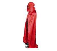 Womens Halloween Costume Satin Grim Reaper Cloak Cape Party Accessory