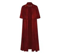Womens Halloween Costume Velvet Cloak Cape Vampire Party Accessory