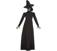 Womens Halloween Wicked Witch Fancy Dress Costume Size 16-18