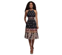 Womens Halter Neck Dress Goddiva Noir 40