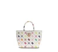 GUESS handbag cross body bag Emelie Logo Mini Tote Multi Logo white