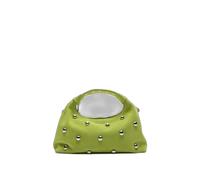 Women's Handbag Nunoo Dandy Rivet Suede Vert 20x28x9 cm
