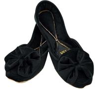 Women's Handmade Embroidered Khussa Jutti - Traditional Ethnic Indian Flats | Punjabi Mojari for Weddings, Parties & Daily Wear (Black, UK Footwear Size System, Adult, Women, Numeric, Medium, 8)