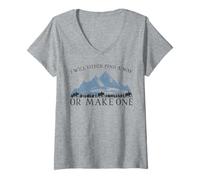 Womens Hannibal Barca Quote Ancient Carthage Punic Wars V-Neck T-Shirt