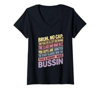 Women's Happy Last Day Teaching Gen A Style Vibes V-Neck T-Shirt