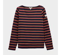 Women's Harbour Boat Neck Breton Top, Navy 12