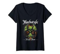 Women's Hardstyle Right Now - Raver V-Neck T-Shirt