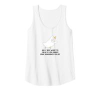 Womens Hardworking Silly Goose, HONK If You're a Hardworking Goose Tank Top
