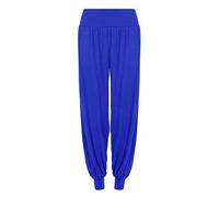 Womens Harem Trousers ALI Baba Long Pants Baggy Hareem Leggings Plus Size 8-26 (UK 12/14, Royal Blue)