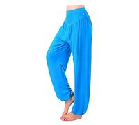 Womens Harem Trousers ALI Baba Long Pants Baggy Hareem Leggings Plus Size 8-26 (UK 12/14, Turquoise)