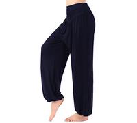 Womens Harem Trousers ALI Baba Long Pants Baggy Hareem Leggings Plus Size 8-26 (UK 24/26, Navy)