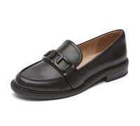 Women's Harleen Loafer, Black Leather, 7 UK