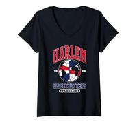 Womens Harlem Globetrotters Basketball Est. 1926 Fan Club V-Neck T-Shirt