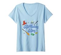Womens Harry Potter Birthday Boy V-Neck T-Shirt