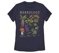 Women's Harry Potter Hogwarts Herbology T-Shirt, Navy Blue, L