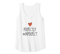 Womens Hashtag #IMPERFECT Gift Heart Perfectly Imperfect Women's Tank Top