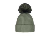 Barts Womens Kenzie Soft Stretchy Faux Fur Pom Bobble Hat - Heather Grey