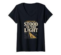 Women's Haunted Lighthouse Ghost Lighthouse Haunted Coast Gift V-Neck T-Shirt