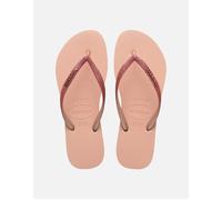 Women's Havaianas Slim Glitter II Flip Flops - Pink - Size: 5