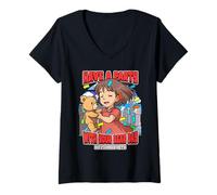 Women's Have a Party with Your Bear Day November 16th V-Neck T-Shirt