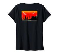 Women's Hawks & Mountain V-Neck T-Shirt