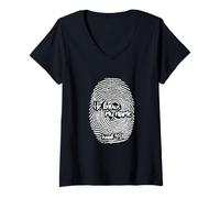 Womens He Knows My Name, Christian, Religion, Faith, Bible Verse V-Neck T-Shirt