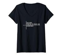 Women's He Left The 99 to Find Me V-Neck T-Shirt
