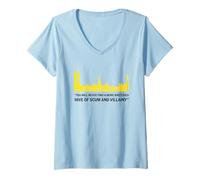 Womens He Will Never find a More Wretched hive of scum V-Neck T-Shirt