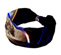 Womens Headbands 3D Yin Yang Moon Earth Elastic Head Bands Non Slip Wide Hairband Turban Headband for Workout Yoga Sport Running