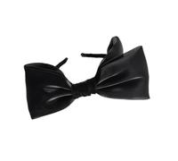 Women's Headbands, Hair Band with Large Bow Headpiece, Fabric Headband, Elegant Tulle Bow Hairband, Thin Hair Bands, Hair Accessories for Valentine's Day, Christmas, Cosplay Party, Black