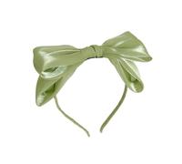 Women's Headbands, Hair Band with Large Bow Headpiece, Fabric Headband, Elegant Tulle Bow Hairband, Thin Hair Bands, Hair Accessories for Valentine's Day, Christmas, Cosplay Party, Green