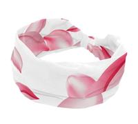 Womens Headbands Pink Cherry Blossom Elastic Head Bands Non Slip Wide Hairband Turban Headband for Workout Yoga Sport Running