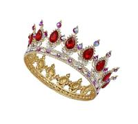 Women's Headdresses,Hair Jewelry Crown Tiaras for Women Crystal Vintage Royal Queen King Tiaras and Crowns Men/Women Pageant Prom Diadem Hair Ornaments Wedding Hair Jewelry Accessories