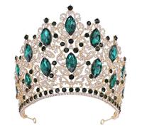 Women's Headdresses,Hair Jewelry Crown Tiaras for Women Crystal Vintage Royal Queen King Tiaras and Crowns Men/Women Pageant Prom Diadem Hair Ornaments Wedding Hair Jewelry Accessories