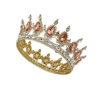 Women's Headdresses,Hair Jewelry Crown Tiaras for Women Crystal Vintage Royal Queen King Tiaras and Crowns Men/Women Pageant Prom Diadem Hair Ornaments Wedding Hair Jewelry Accessories