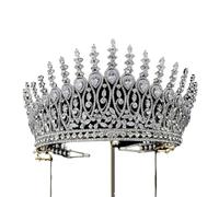 Women's Headdresses,Hair Jewelry Crown Tiaras for Women Jewelry Pageant Hair Accessories Classic Elegant Tiaras Handmad